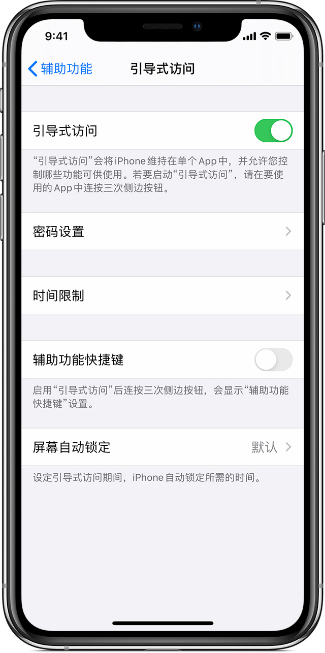 景德镇苹果手机维修分享如何在 iPhone 上退出引导式访问 